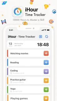 ihour - focus time tracker iphone images 1
