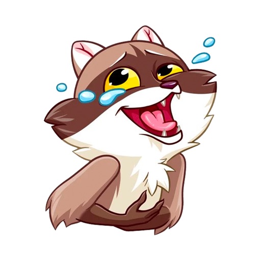 Cute Raccoon Emoji Fun Sticker app reviews download