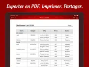 the christmas gift list pro iPad Captures Décran 4
