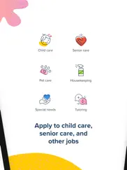 care.com caregiver: find jobs ipad images 2