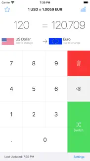 my currency converter & rates iphone resimleri 1
