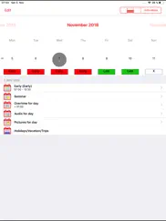 calendrier tableau de service iPad Captures Décran 4