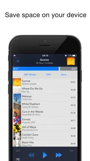 cloudbeats: cloud music player iphone images 3