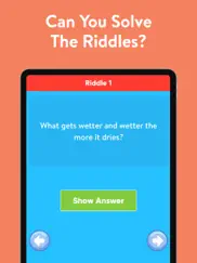 tricky riddles with answers ipad images 1