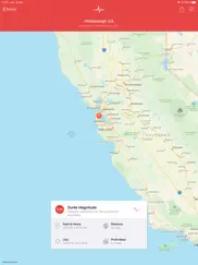 my earthquake alerts pro iPad Captures Décran 1