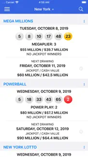 lotto results - lottery in us iphone images 1