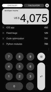 checklist calculator pro iPhone Captures Décran 1