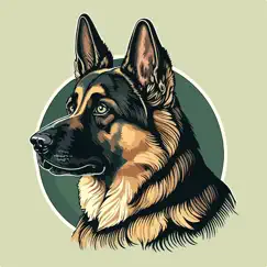 german shepherd dog stickers logo, reviews