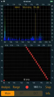 high-frequency noise monitor iPhone Captures Décran 4