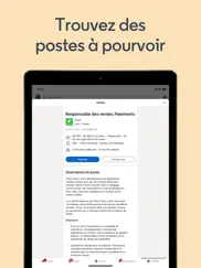 linkedin : chercher un emploi iPad Captures Décran 1