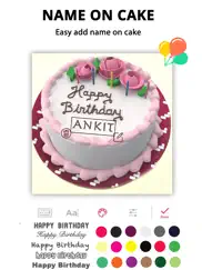 birthday photo frame with cake ipad images 2