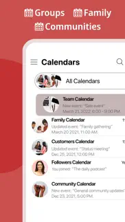 groupcal - shared calendar iphone images 2