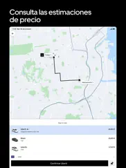 uber - viajes asequibles ipad capturas de pantalla 4
