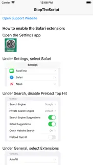 stopthescript iphone capturas de pantalla 1