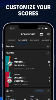 cbs sports app: scores & news iphone images 4