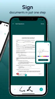 mobile document scanner - sign iphone capturas de pantalla 2