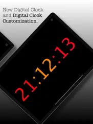 flip clock - digital clock ipad images 4
