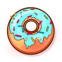 colorful cute donuts logo, reviews