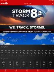 wqad storm track 8 weather ipad images 2