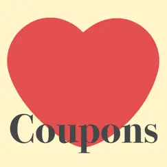 love coupons stickers logo, reviews