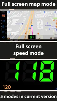 speedometer 55 gps speed & hud iphone images 3