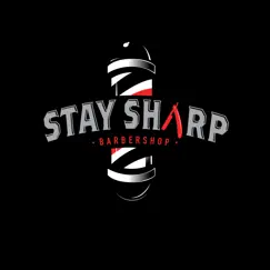 stay sharp barbershop logo, reviews