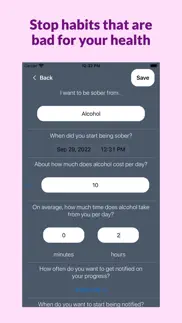 iquit - track your sobriety iphone resimleri 1