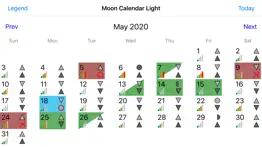 moon calendar light iPhone Captures Décran 2