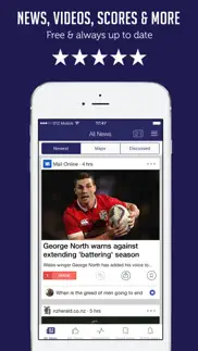 rugby.net six nations news iPhone Captures Décran 1
