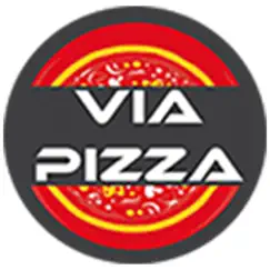 via pizza logo, reviews