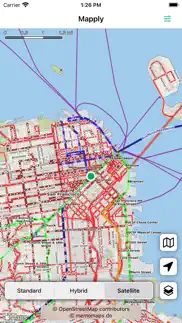 mapply for open street map iphone bildschirmfoto 3