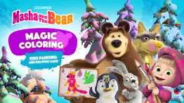 masha and the bear coloring 3d iphone images 1
