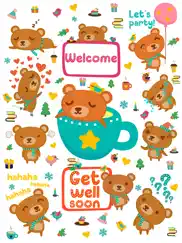 beary lovely emoji and sticker ipad images 1