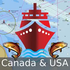 marine navigation - canada - offline gps nautical charts for fishing, sailing and boating logo, reviews