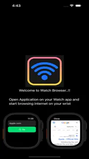 watch web browser iPhone Captures Décran 1