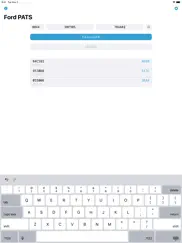 ford pats incode calculator iPad Captures Décran 4