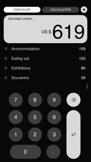 checklist calculator pro iPhone Captures Décran 4
