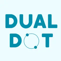 dual two dots circle game logo, reviews