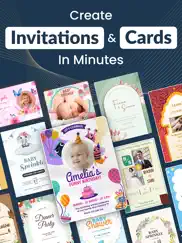 invitation maker, card creator ipad images 1