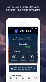 united airlines iphone bildschirmfoto 1