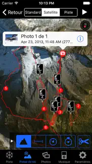 ski tracks iPhone Captures Décran 2