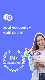 dual accounts - multi social iPhone Captures Décran 1