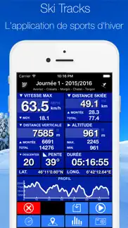 ski tracks iPhone Captures Décran 1