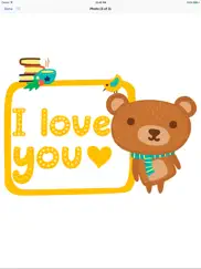 beary lovely emoji and sticker ipad images 3