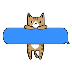 message hug hold cat sticker logo, reviews