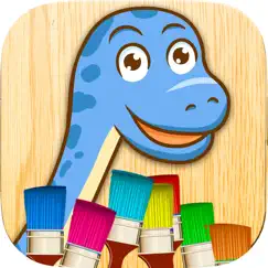dinosaurs coloring book game logo, reviews