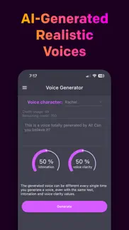 ai voice generator iPhone Captures Décran 2