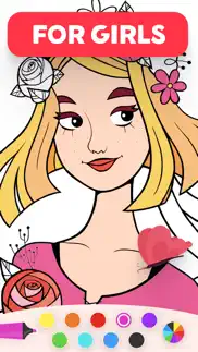 coloring book for girls kids 5 iphone images 4