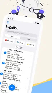 save location gps - logation iPhone Captures Décran 2