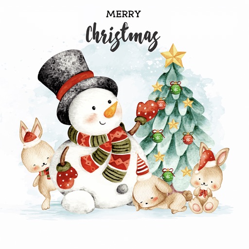 Cute Watercolor Christmas app reviews download